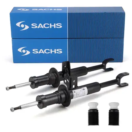 2x SACHS Sto&szlig;d&auml;mpfer + Staubschutz f&uuml;r BMW 6er F12 F06 640i 640d Standard Fahrwerk vorne