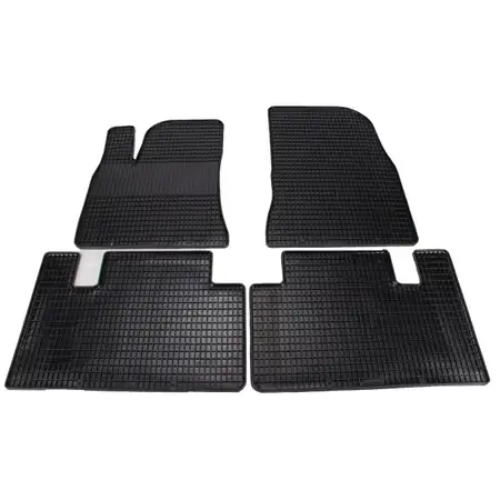 SCH&Ouml;NEK Gummimatten Gummi-Fu&szlig;matten Fu&szlig;matten f&uuml;r TESLA Model 3 5YJ3 4-teilig