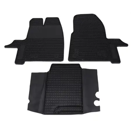 SCH&Ouml;NEK Gummimatten Gummi-Fu&szlig;matten FORD Tourneo Custom / Transit V362 V363 3-teilig
