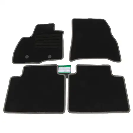 SCH&Ouml;NEK Veloursmatten Textilmatten Fu&szlig;matten f&uuml;r DACIA Bigster 1.2 TCe 140 ab 10.24 4-tlg