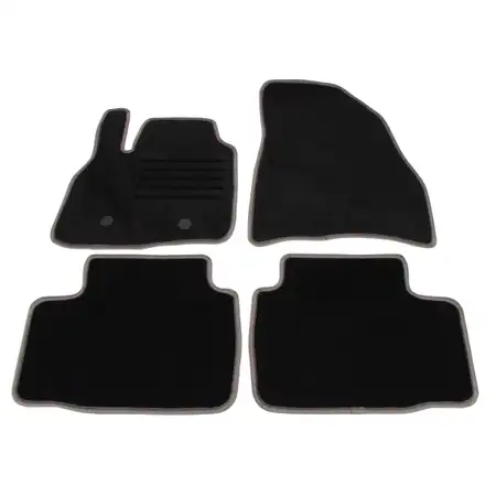 SCH&Ouml;NEK 61463 Veloursmatten Textilmatten Fu&szlig;matten f&uuml;r DACIA Duster PYM PYN 4-teilig
