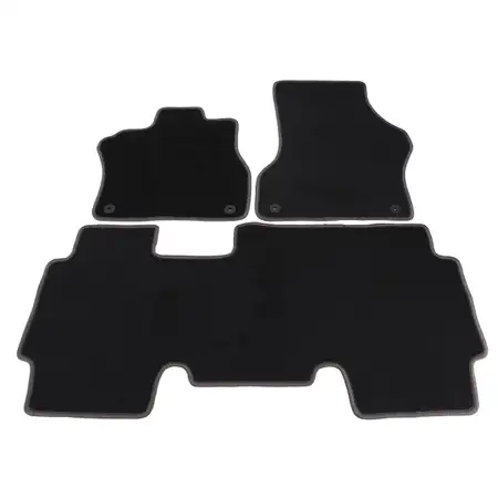 SCH&Ouml;NEK Veloursmatten Textilmatten Fu&szlig;matten Automatten f&uuml;r VW ID. Buzz EBB Bus 3-teilig