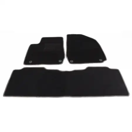 SCH&Ouml;NEK Velour Floor Mats, Textile Floor Mats, Car Floor Mats for HYUNDAI Ioniq 6 CE (3-piece set)
