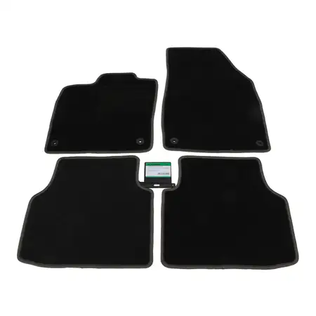 SCH&Ouml;NEK Veloursmatten Textilmatten Fu&szlig;matten f&uuml;r SKODA Elroq RS 4motion PYL 4-teilig