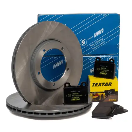 SEBRO Bremsscheiben + TEXTAR Bel&auml;ge f&uuml;r PORSCHE 911 2.2 T 2.3 E / S / T vorne