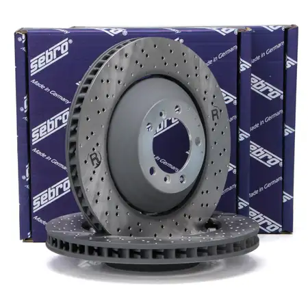 SEBRO Bremsscheiben Satz f&uuml;r PORSCHE 718 Cayman (981 982) 3.8 / 4.0 GT4 385/420 PS vorne