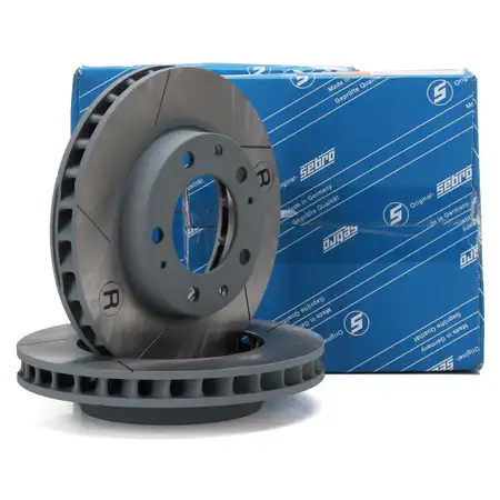 SEBRO Brake Disc Set for PORSCHE 928 4.7 S 301/310 hp, front, up to August 1985