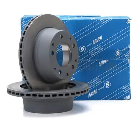 SEBRO Brake Disc Set for PORSCHE 911 2.0, 2.2, 2.3, 2.7, 3.0 (110&ndash;260 hp), Rear