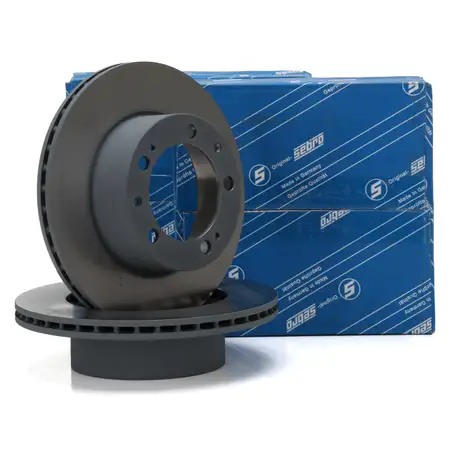 SEBRO Bremsscheiben Satz f&uuml;r PORSCHE 944 2.5 ab 09.1988 / S 2.7 160/165/190 PS vorne