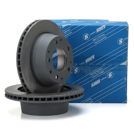 SEBRO Bremsscheiben Satz f&uuml;r PORSCHE 911 3.2 / SC Carrera 207/218/231 PS hinten
