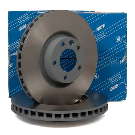 SEBRO Bremsscheiben Satz f&uuml;r PORSCHE Cayenne (9PA) 1LP VW Touareg (7L) 1LU/1LT vorne