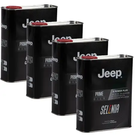 8L 8 Liter PETRONAS SELENIA K POWER PLUS 5W-30 f&uuml;r JEEP Motor&ouml;l Fiat 9.55535-GSY/CR1
