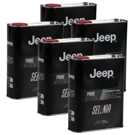 10L 10 Liter PETRONAS SELENIA K POWER PLUS 5W-30 f&uuml;r JEEP Motor&ouml;l Fiat 9.55535-GSY/CR1