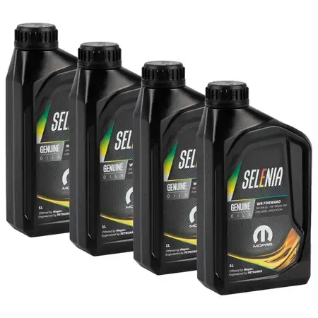 4L 4 Liter PETRONAS SELENIA FORWARD 0W-20 MOPAR Motor&ouml;l ACEA C5 Fiat 9.55535-DSX