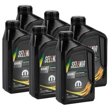 6L 6 Liter PETRONAS SELENIA FORWARD 0W-20 MOPAR Motor&ouml;l ACEA C5 Fiat 9.55535-DSX