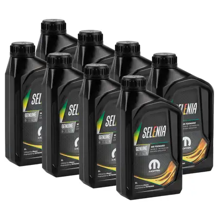 8L 8 Liter PETRONAS SELENIA FORWARD 0W-20 MOPAR Motor&ouml;l ACEA C5 Fiat 9.55535-DSX
