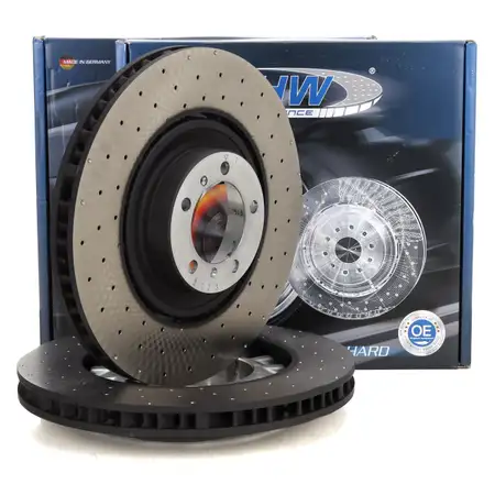 SHW Bremsscheiben Satz f&uuml;r PORSCHE 992 Carrera GTS / Turbo / S / GT3 vorne