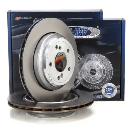 SHW Bremsscheiben Satz f&uuml;r BMW 5er E39 M5 400 PS 10.1998-06.2003 hinten