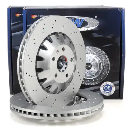 SHW Bremsscheiben Satz f&uuml;r AUDI RS3 8P 340 PS PR-1LG 01.2011-12.2012 vorne 8P0615301C