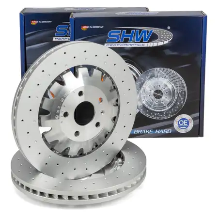 SHW AFX41156 Bremsscheiben Satz f&uuml;r AUDI RS3 8V PR-1LU/1LH/1LN/4P1/1LL vorne 8V0615301R