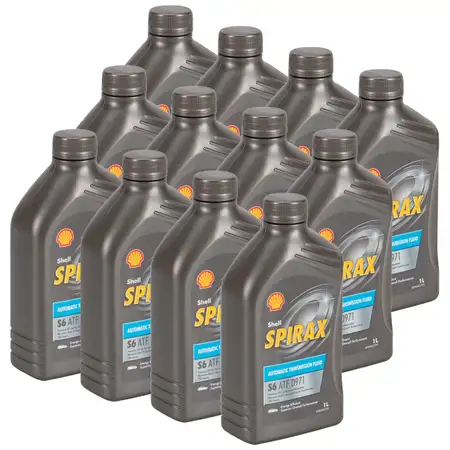 12L 12-liter SHELL SPIRAX S6 ATF D971 Automatic Transmission Fluid for Mercedes 9-speed MB 236.17