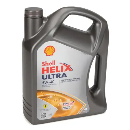 4L 4 Liter SHELL HELIX ULTRA 5W-40 5W40 Motor&ouml;l &Ouml;l MB 226/229.5 VW 502/505.00