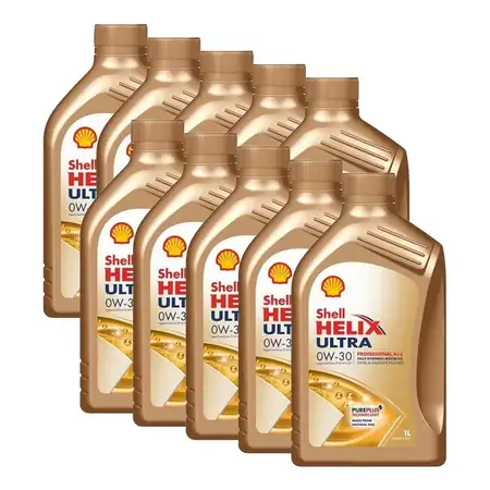 10L SHELL HELIX ULTRA PROFESSIONAL AJ-L 0W-30 Motor&ouml;l &Ouml;l API SN f&uuml;r JAGUAR LAND ROVER