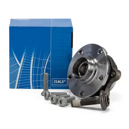 SKF Radnabe + Radlager Satz f&uuml;r AUDI A6 C6 A8 D2 D3 VW Phaeton 3D vorne/hinten 4E0407613C