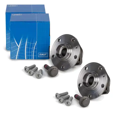 2x SKF VKBA6556 Radnabe f&uuml;r VW Golf 5 6 7 8 Passat B8 Tiguan AUDI A3 Q2 Q3 TT vorne/hinten