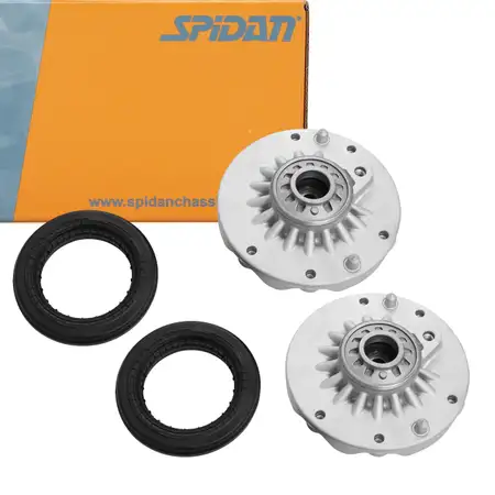 2x SPIDAN 410483 Federbeinlager + W&auml;lzlager f&uuml;r BMW F40 F44 F45 F46 X1 F48 MINI F54 vorne