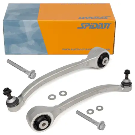 2x SPIDAN VERST&Auml;RKT Querlenker f&uuml;r TESLA Model S 5YJS 10 5YJX Vorderachse vorne unten