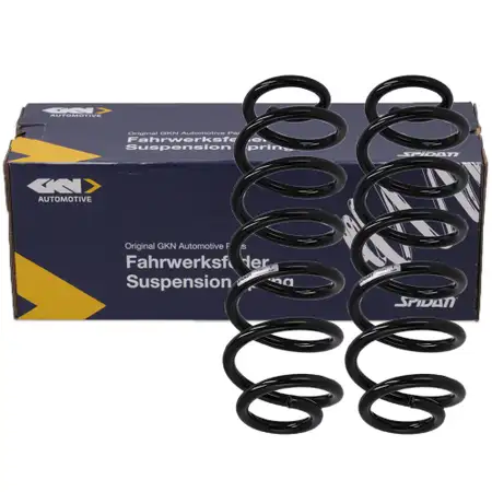 2x SPIDAN 87852 Fahrwerksfeder Spiralfeder f&uuml;r AUDI Q3 8U 2.0 TDI / TFSI hinten 5N0511115J