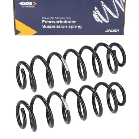 2x SPIDAN suspension springs for VW Golf 5, 6, Beetle, SKODA Octavia 2, Yeti (rear) 1K0511115BD