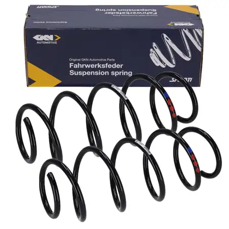 2x SPIDAN Fahrwerksfeder f&uuml;r VW Polo 9N 9A SEAT Ibiza 3 6L1 Cordoba SKODA Fabia 1 6Y vorne