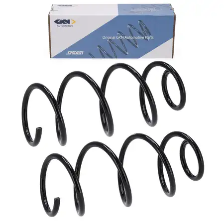 2x SPIDAN Fahrwerksfeder f&uuml;r AUDI 8X 1.0/1.2 TFSI SEAT Ibiza 4 1.2-1.6 vorne 6R0411105AD