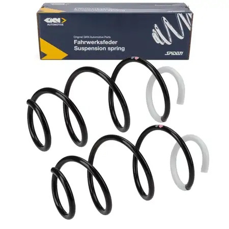 2x SPIDAN 88325 Fahrwerksfeder f&uuml;r RENAULT Clio 4 mit Standard Fahrwerk Vorne 540107646R
