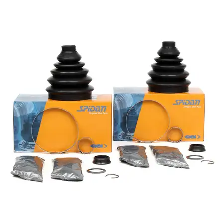 2x SPIDAN 36175 Achsmanschette Satz f&uuml;r AUDI A1 A3 8L 8P VW Golf 4 5 6 vorne RADSEITIG