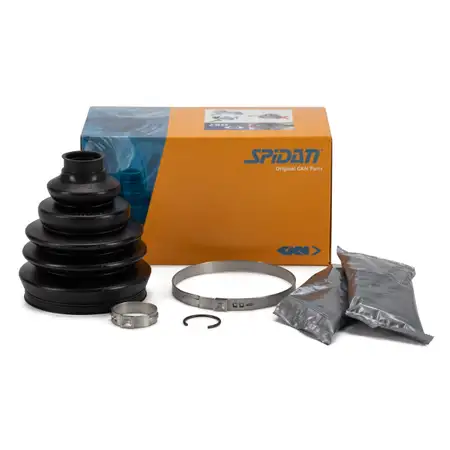 SPIDAN 25773 Achsmanschette Satz f&uuml;r AUDI PORSCHE SEAT SKODA VW vorne RADSEITIG