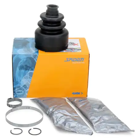 SPIDAN Achsmanschetten Satz f&uuml;r VW Caddy 2 SKODA Favorit Felicia 1 2 vorne getriebeseitig