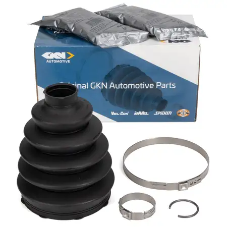 SPIDAN Achsmanschetten Satz f&uuml;r AUDI A6 C8 Q5 8RB FYB VW T5 T6 vorne radseitig 3QF498203A