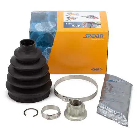 SPIDAN Achsmanschette Satz f&uuml;r PORSCHE Cayenne 92A vorne RADSEITIG 00004330632