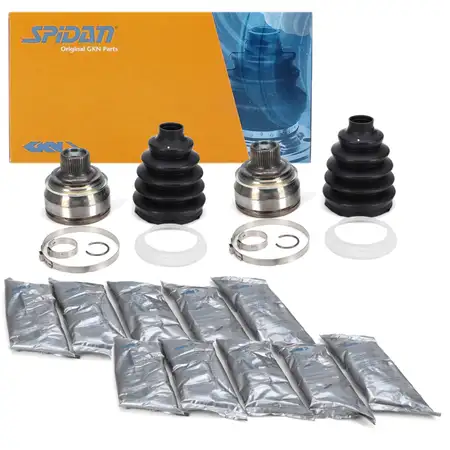 2x SPIDAN Gelenksatz Antriebswelle f&uuml;r AUDI A6 C8 4K Touareg CR7 vorne radseitig 4KE498099