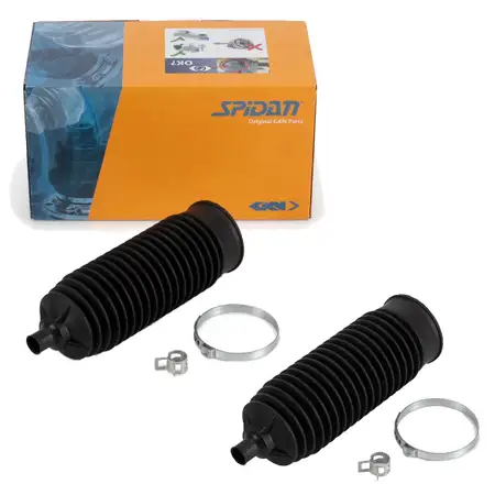 2x SPIDAN 84291 Tie Rod Boot for PORSCHE 996 Boxster (986) Front 99634719104