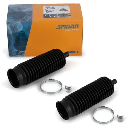 2x SPIDAN 84286 Spurstange Manschette f&uuml;r PORSCHE 996 Boxster (986) vorne 99634719102