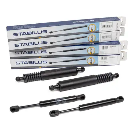 4x STABILUS Heckklappen- + Heckscheibend&auml;mpfer f&uuml;r PORSCHE Cayenne 3.2 S 4.5 Turbo / S 4.5