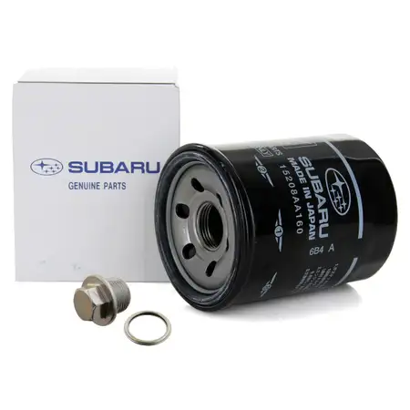 ORIGINAL &Ouml;lfilter 15208-AA160 + Schraube f&uuml;r SUBARU Forester SF SG SH Impreza Legacy 3 4