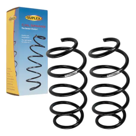 2x SUPLEX 39466 Fahrwerksfeder f&uuml;r VW Caddy 4 Maxi Tiguan 5N T4 Kasten vorne 5N0411105AA