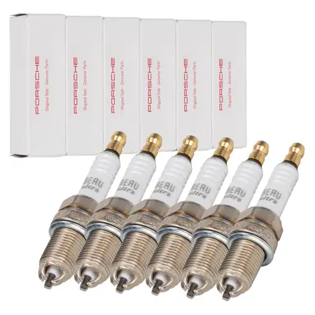6x ORIGINAL Porsche Z&uuml;ndkerze 993 3.6/3.8 Carrera/RS 272/301 PS ab 09.1994 99917018390
