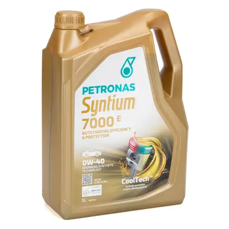5L 5 Liter PETRONAS Syntium 7000 E 0W-40 Motor&ouml;l &Ouml;l f&uuml;r BMW LL-01 MB 229.5 VW 502/505.00