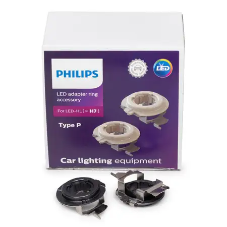 PHILIPS 11182X2 Adapterringe Adapter Type P Lampenfassung f&uuml;r Ultinon Pro6000 H7 LED